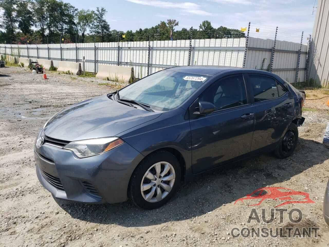 TOYOTA COROLLA 2016 - 2T1BURHE7GC623262