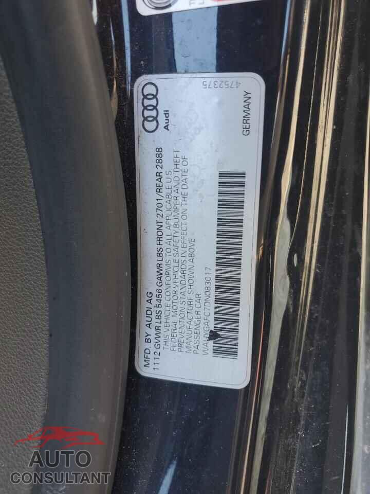 AUDI A7 2013 - WAUYGAFC7DN083017
