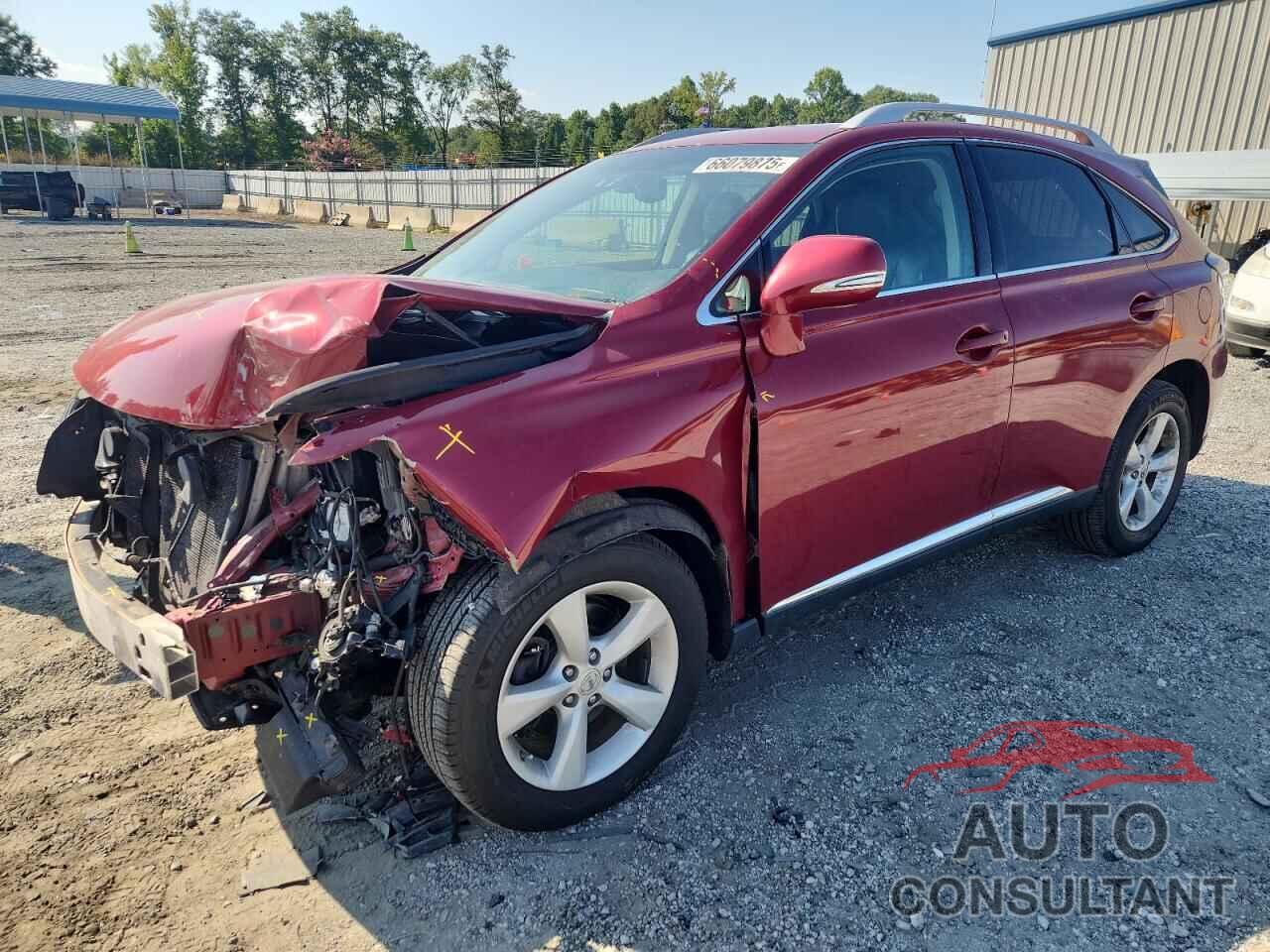 LEXUS RX350 2012 - 2T2BK1BA2CC149935