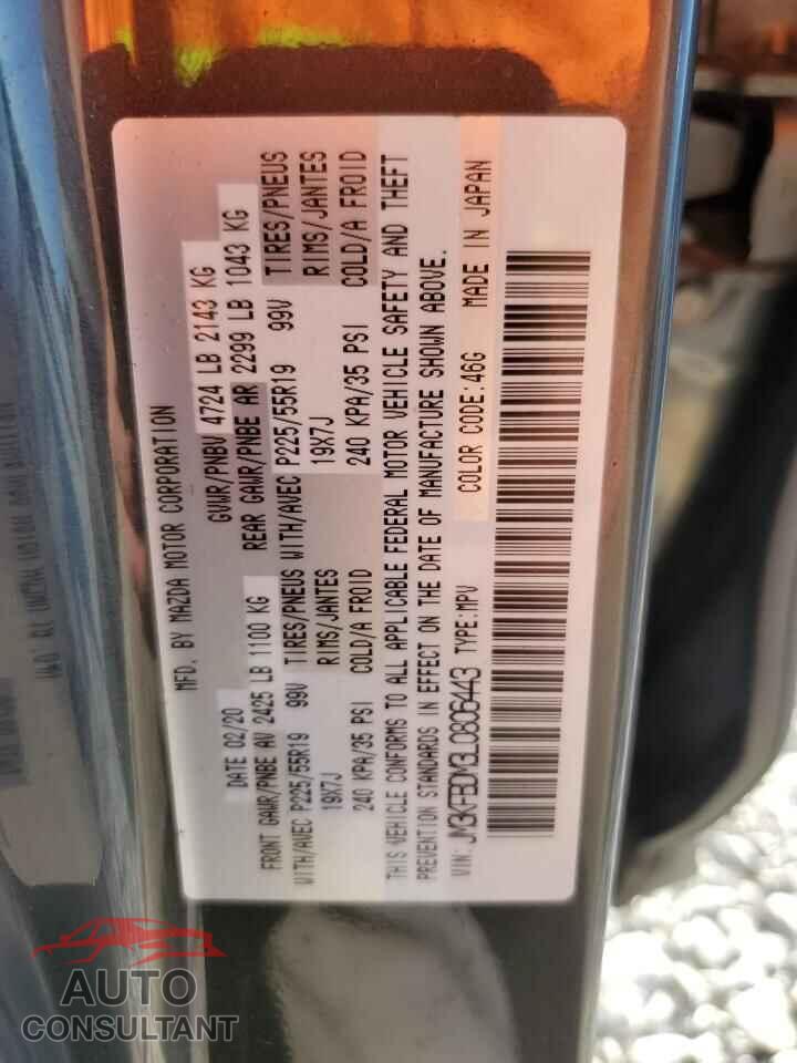 MAZDA CX-5 2020 - JM3KFBDM3L0806443