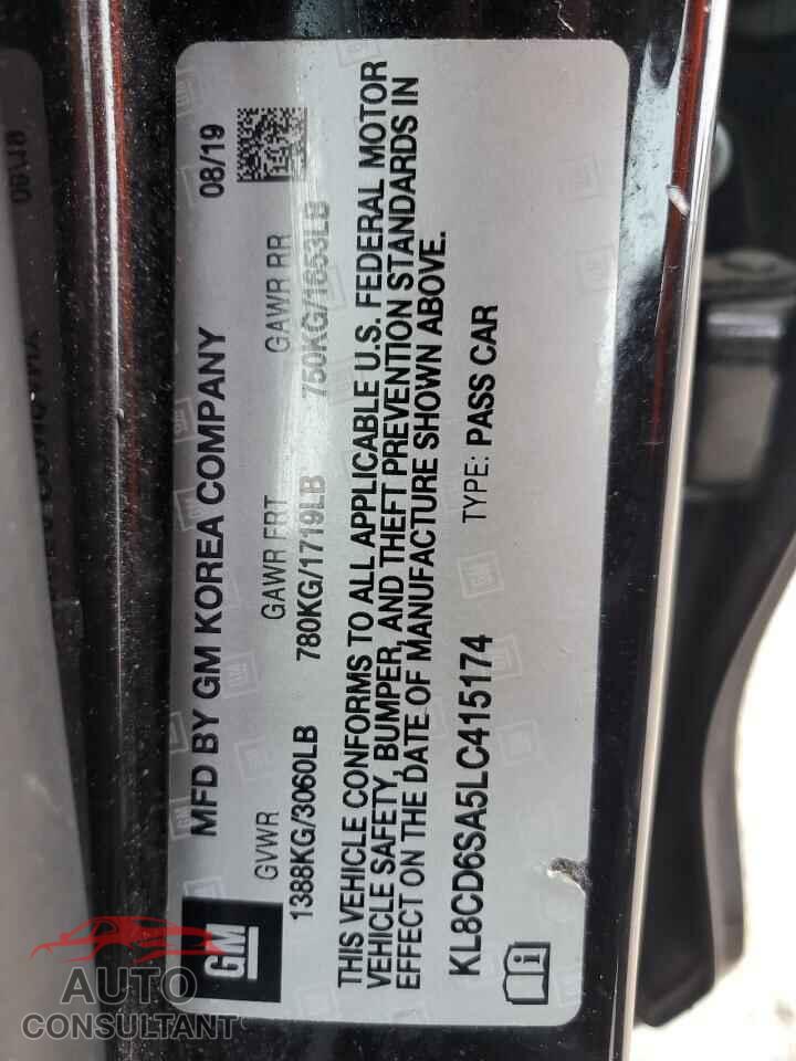 CHEVROLET SPARK 2020 - KL8CD6SA5LC415174