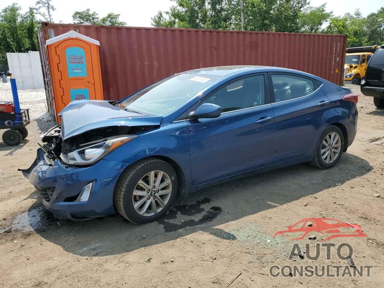 HYUNDAI ELANTRA 2015 - KMHDH4AEXFU366170