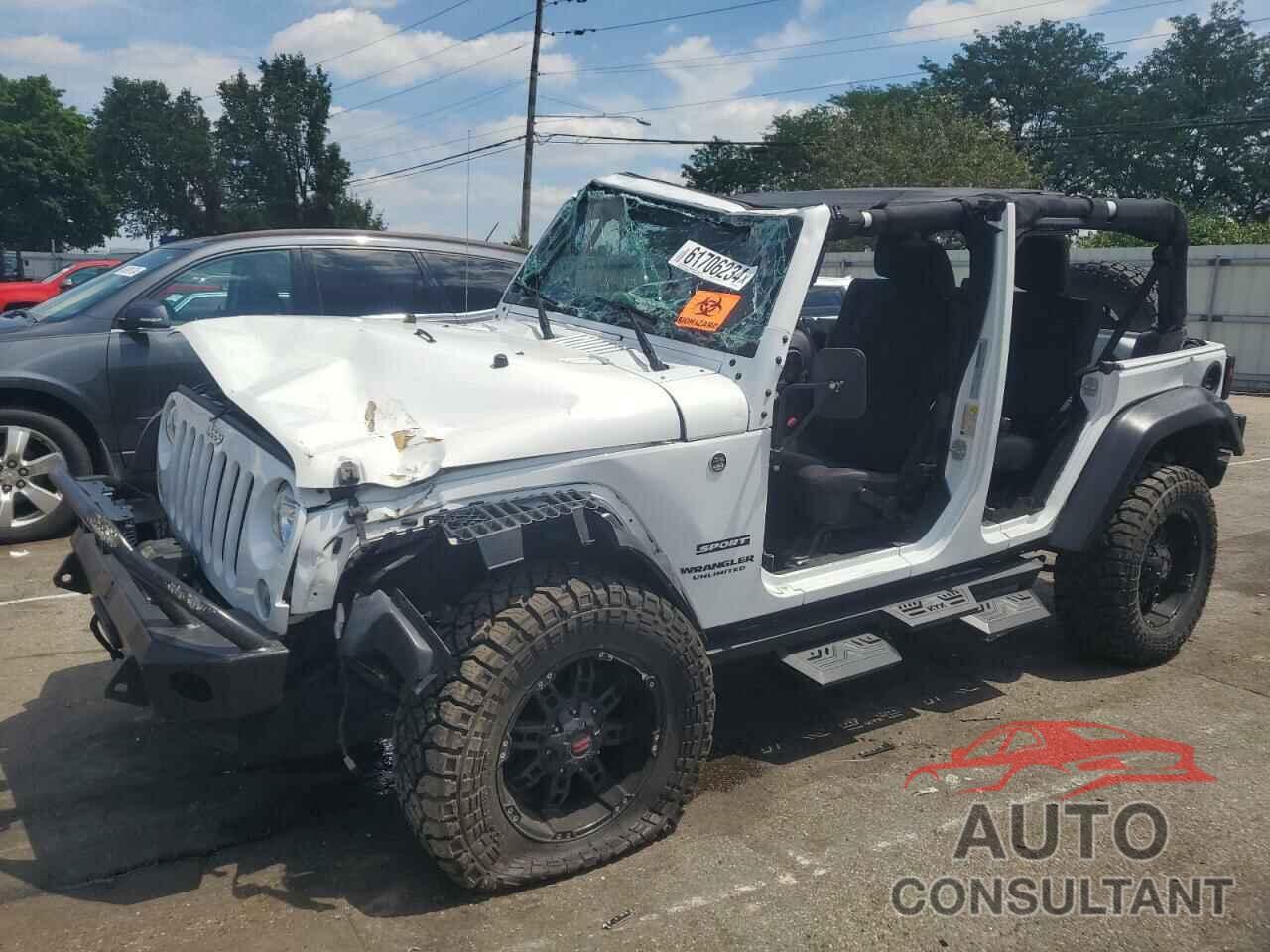 JEEP WRANGLER 2016 - 1C4BJWDG7GL278595