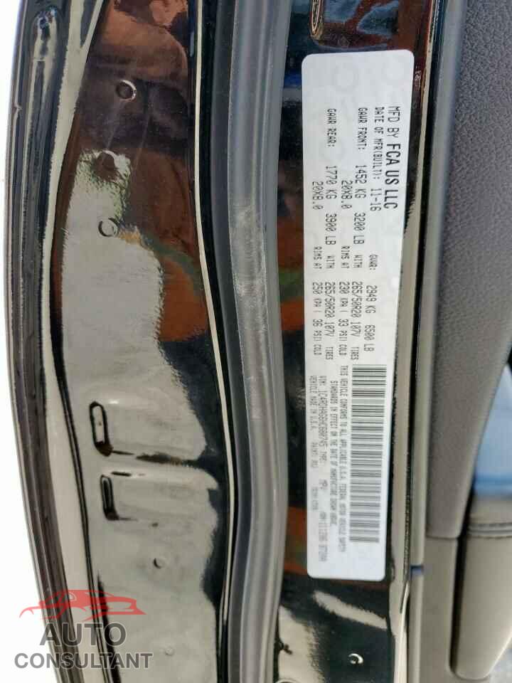 DODGE DURANGO 2017 - 1C4RDHAG6HC680745