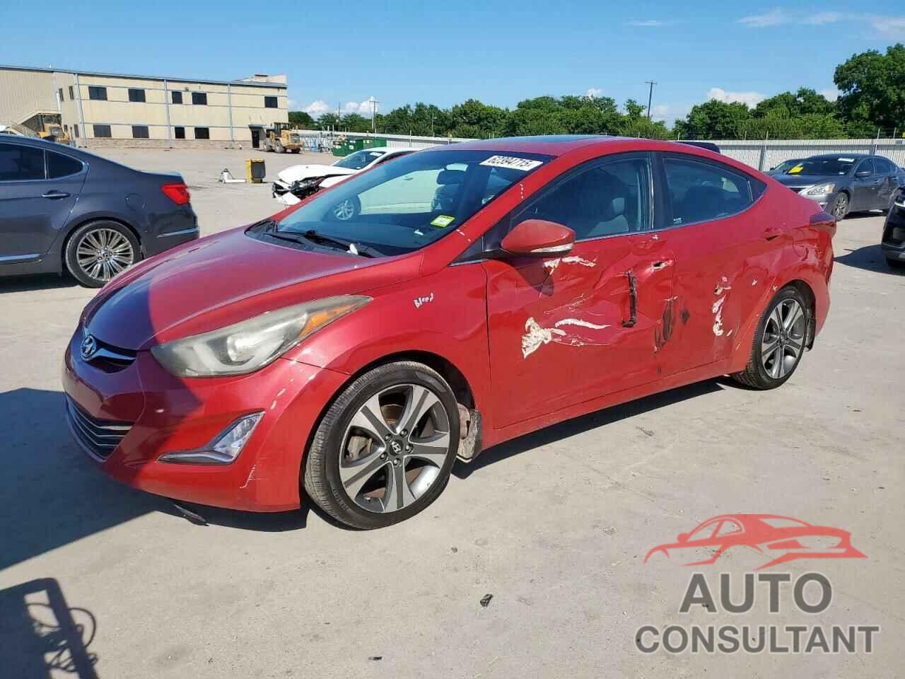 HYUNDAI ELANTRA 2014 - KMHDH4AH8EU079435