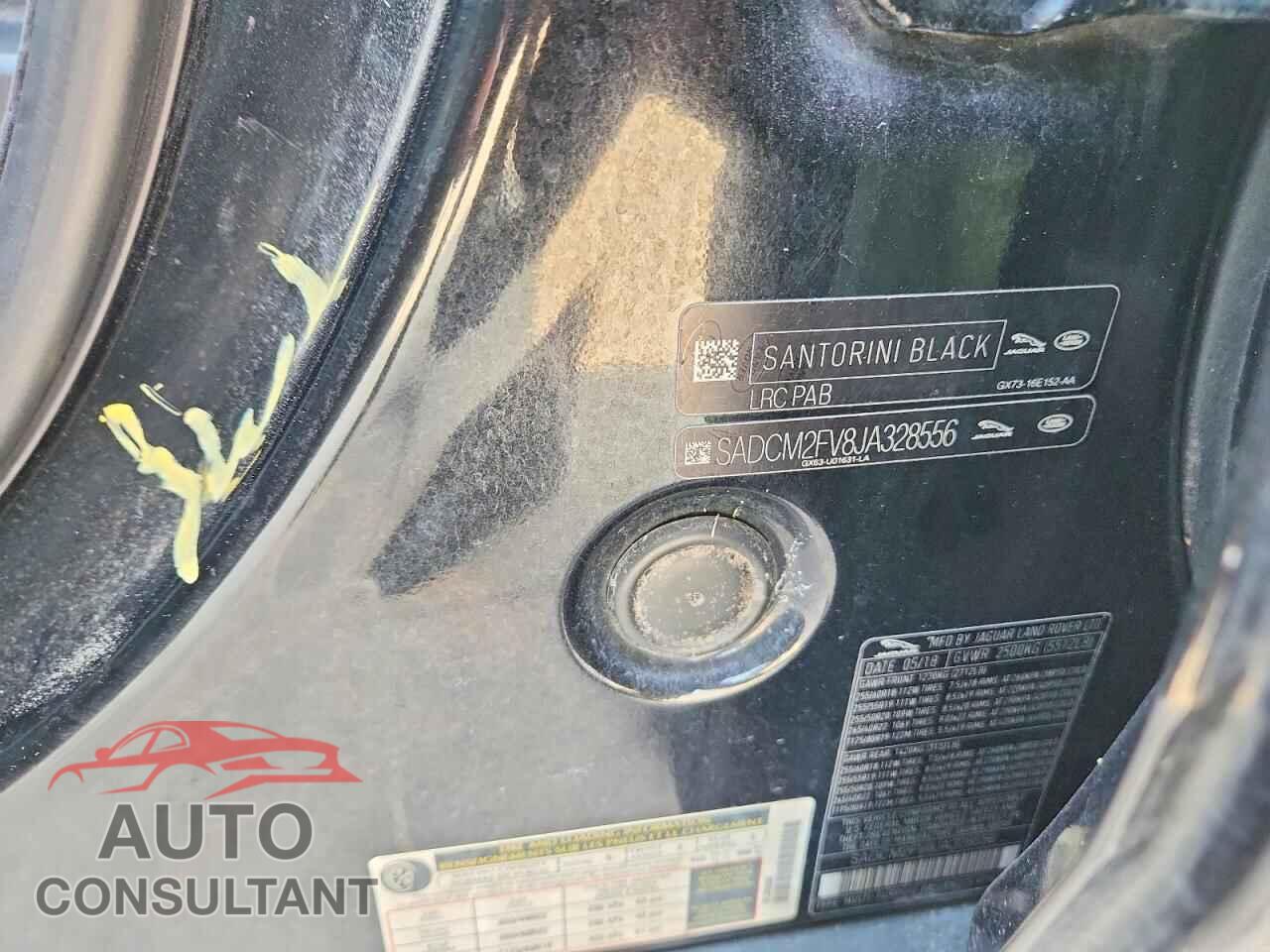 JAGUAR F-PACE 2018 - SADCM2FV8JA328556