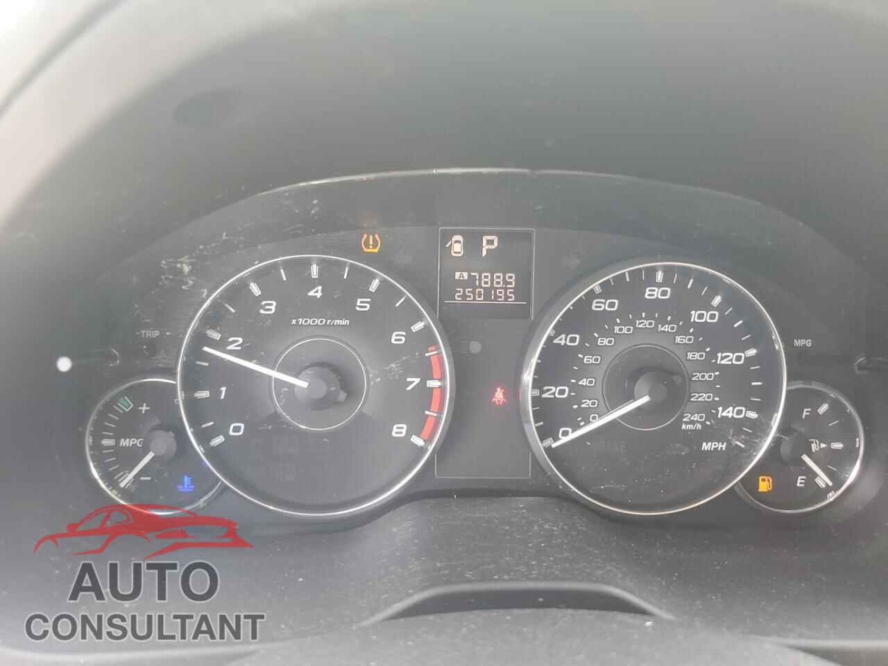 SUBARU OUTBACK 2012 - 4S4BRBCC9C3203242