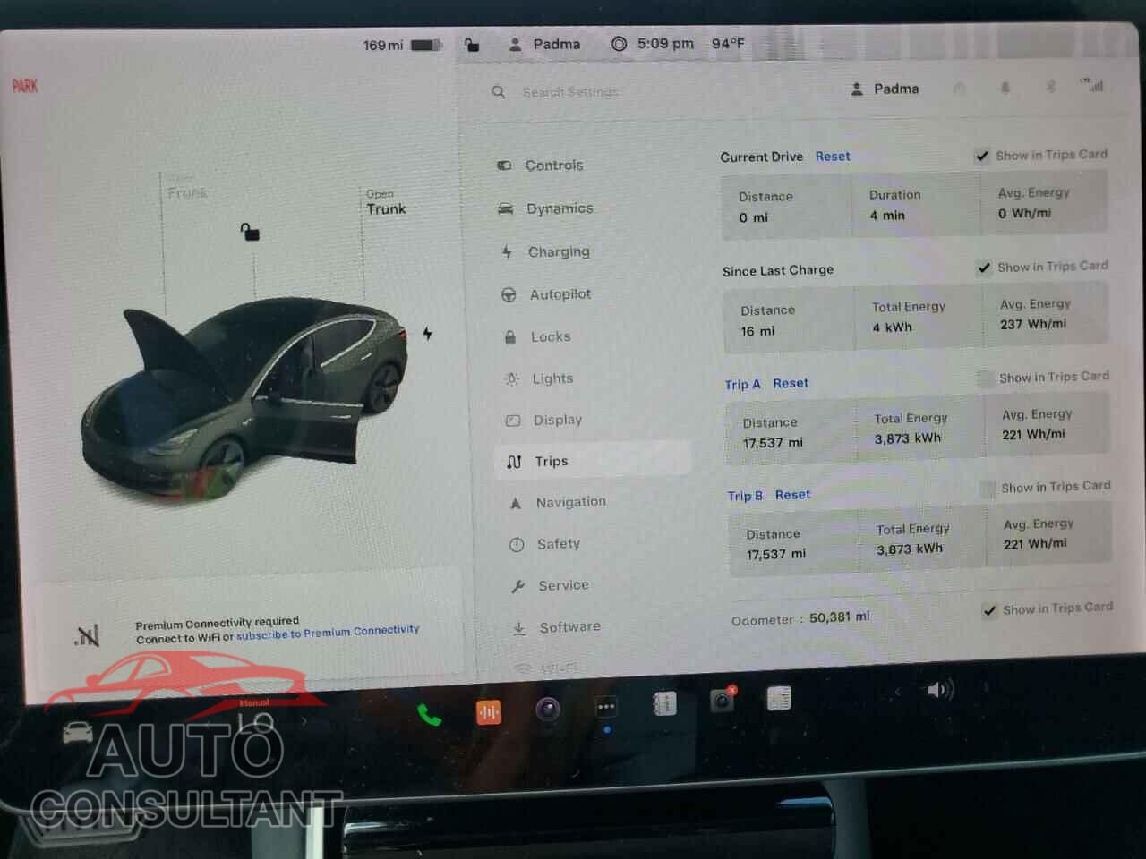 TESLA MODEL 3 2019 - 5YJ3E1EAXKF190089