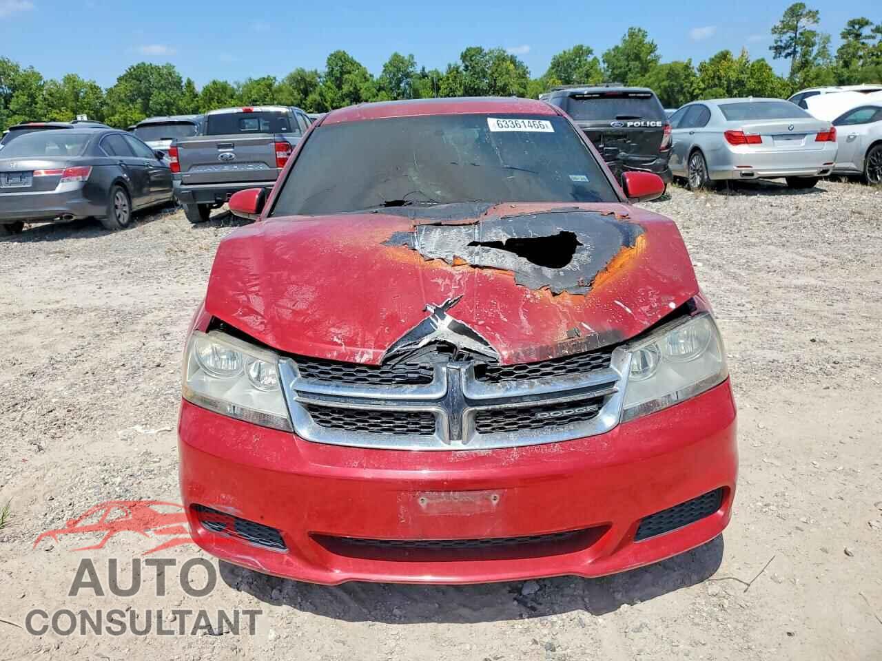 DODGE AVENGER 2011 - 1B3BD1FB1BN542291