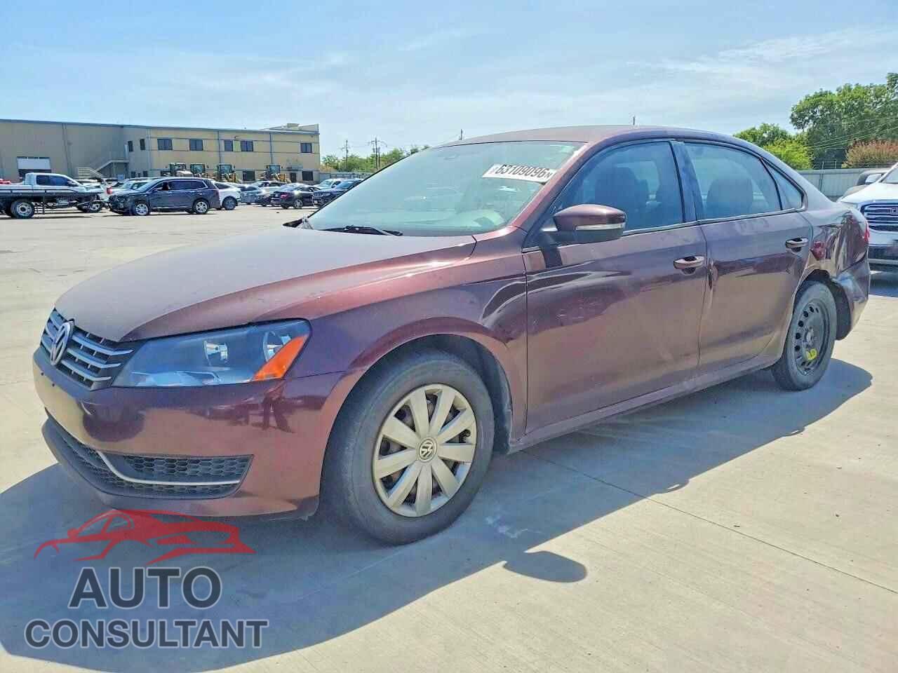 VOLKSWAGEN PASSAT 2013 - 1VWAP7A3XDC044509