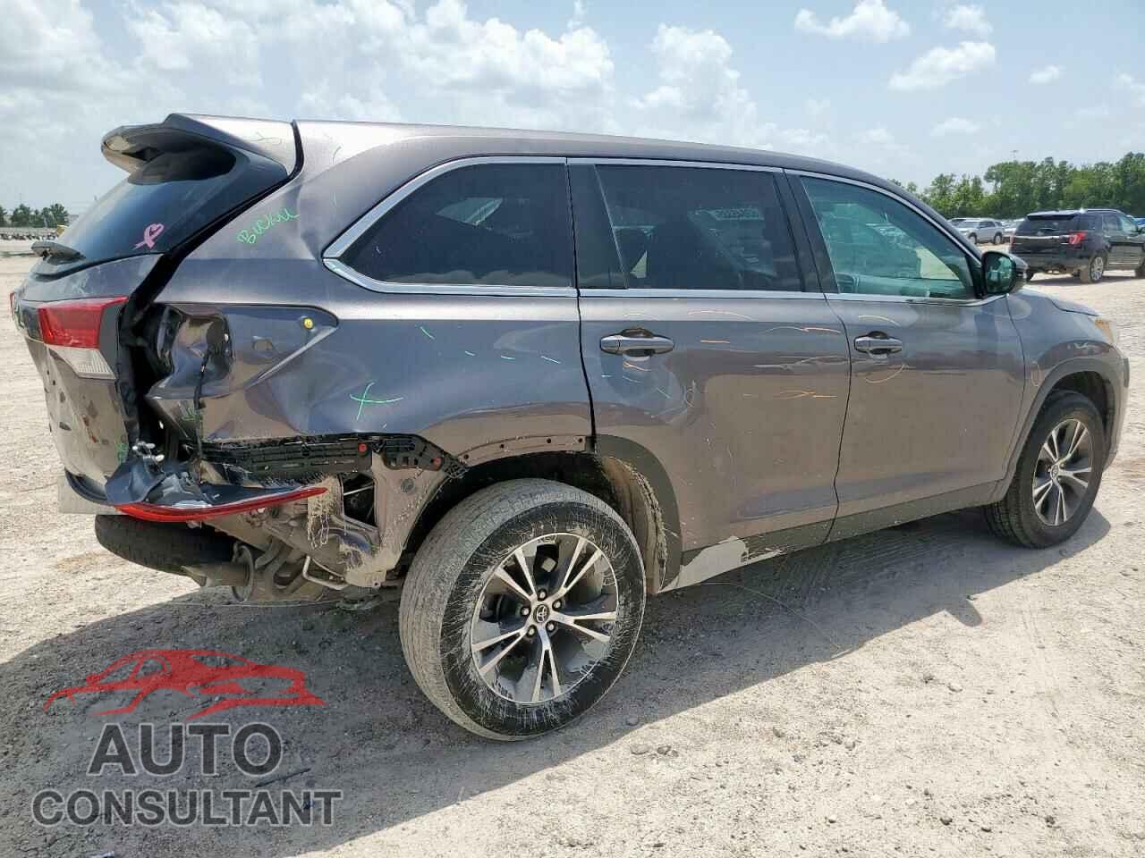 TOYOTA HIGHLANDER 2019 - 5TDZZRFH2KS312853