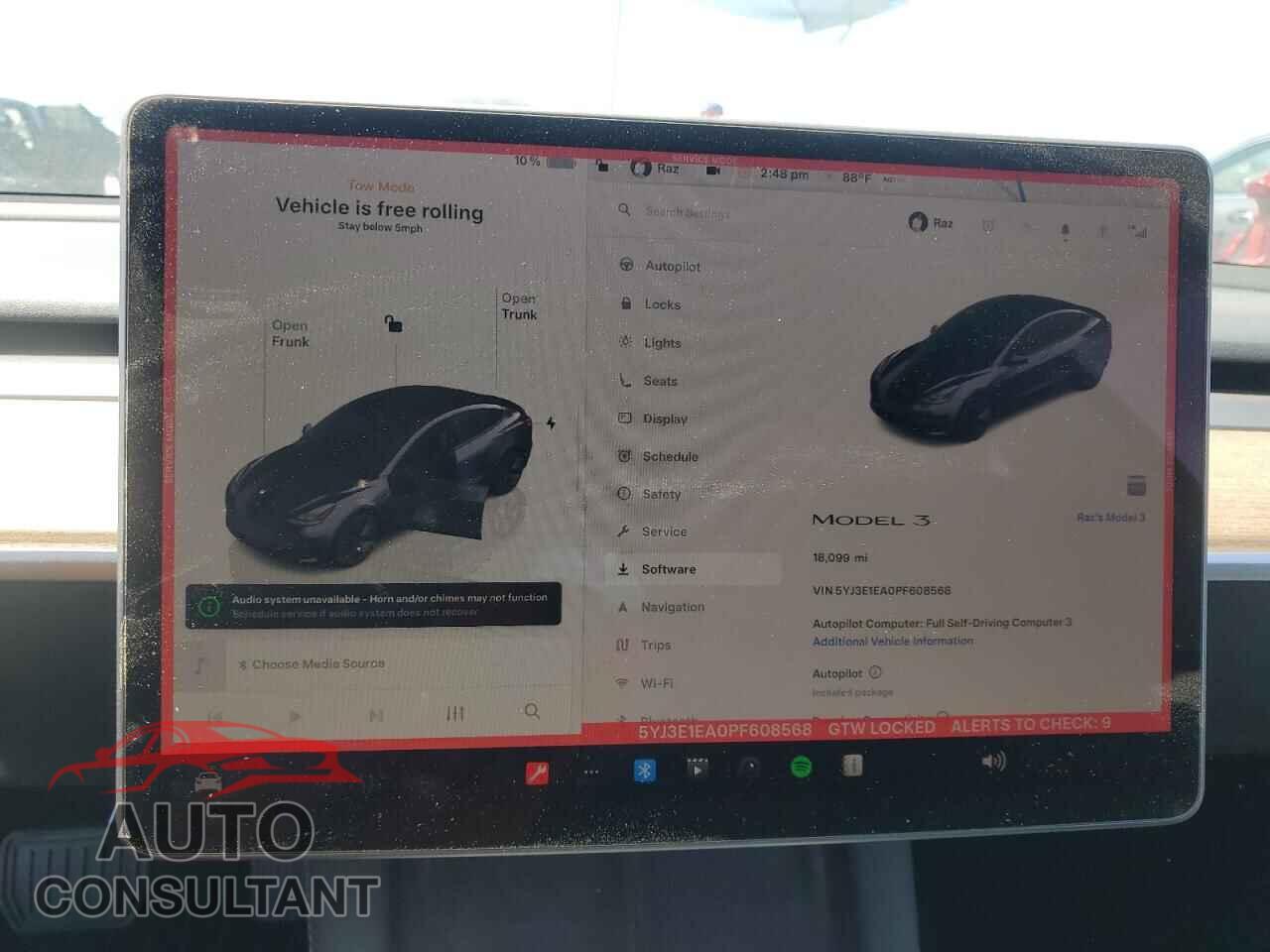 TESLA MODEL 3 2023 - 5YJ3E1EA0PF608568