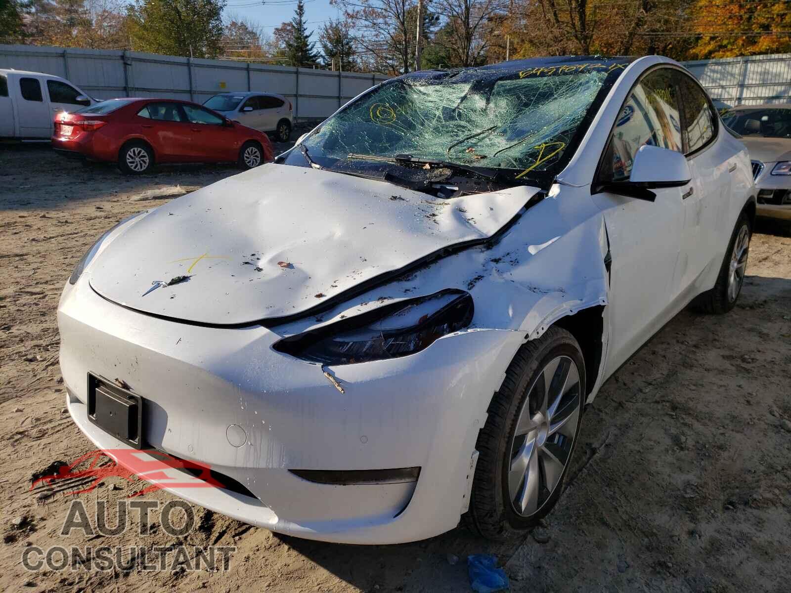 TESLA MODEL Y 2021 - 5YJYGDED7MF107605