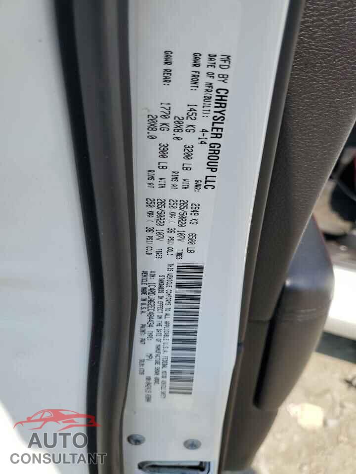 DODGE DURANGO 2014 - 1C4RDJAG2EC484434