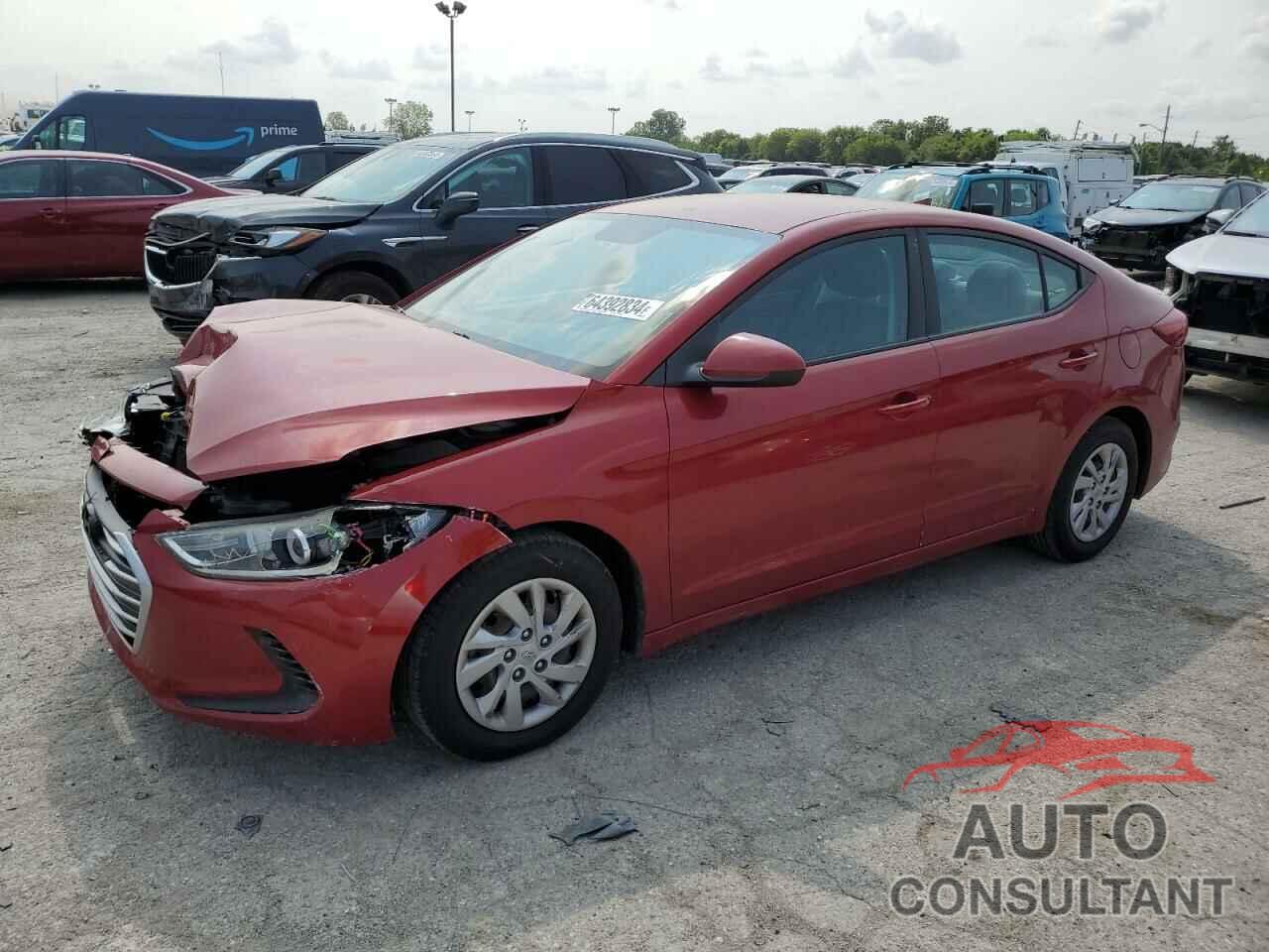 HYUNDAI ELANTRA 2017 - KMHD74LF3HU121111