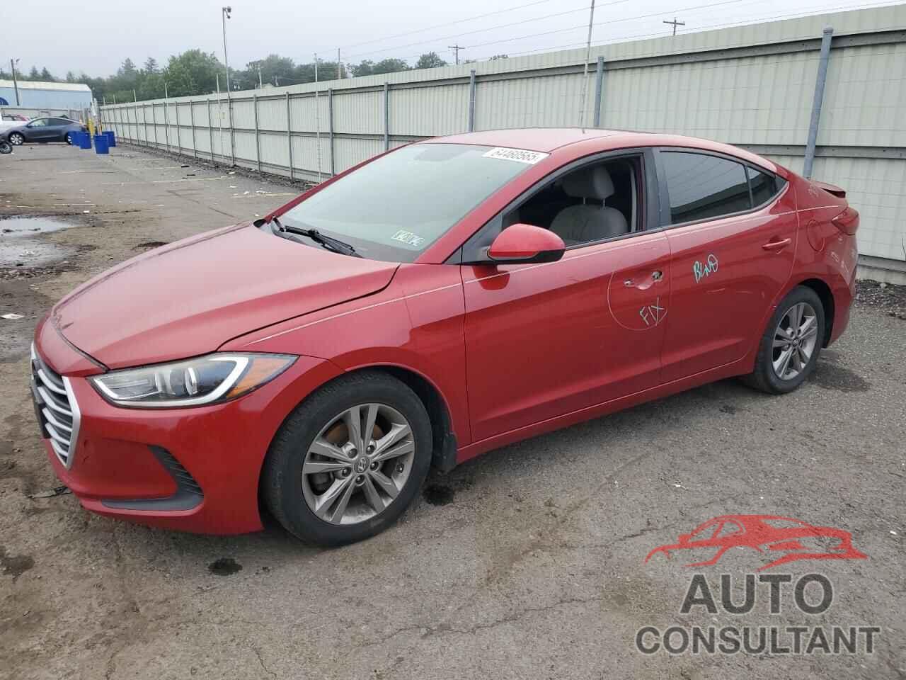 HYUNDAI ELANTRA 2017 - KMHD84LF2HU190837