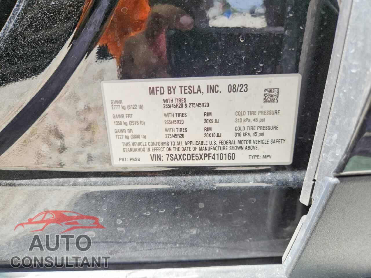 TESLA MODEL X 2023 - 7SAXCDE5XPF410160