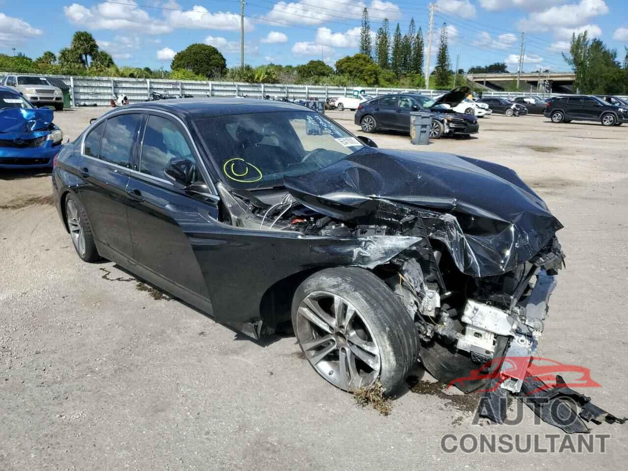 BMW 3 SERIES 2017 - WBA8B9G54HNU51625
