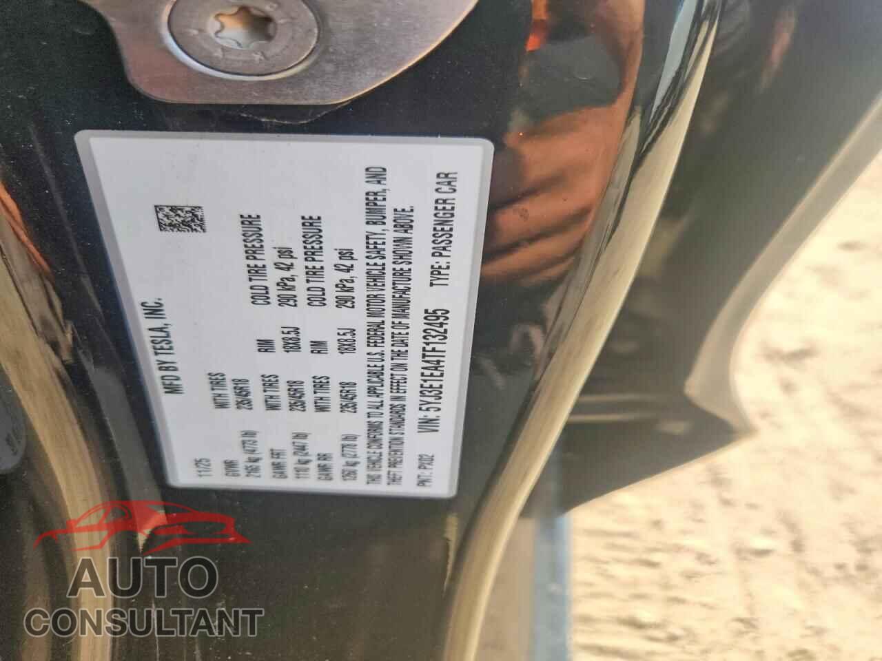 TESLA MODEL 3 2026 - 5YJ3E1EA4TF132495