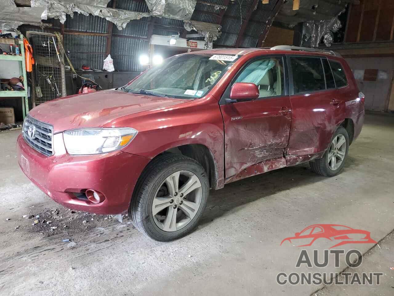 TOYOTA HIGHLANDER 2009 - JTEES43A992133087
