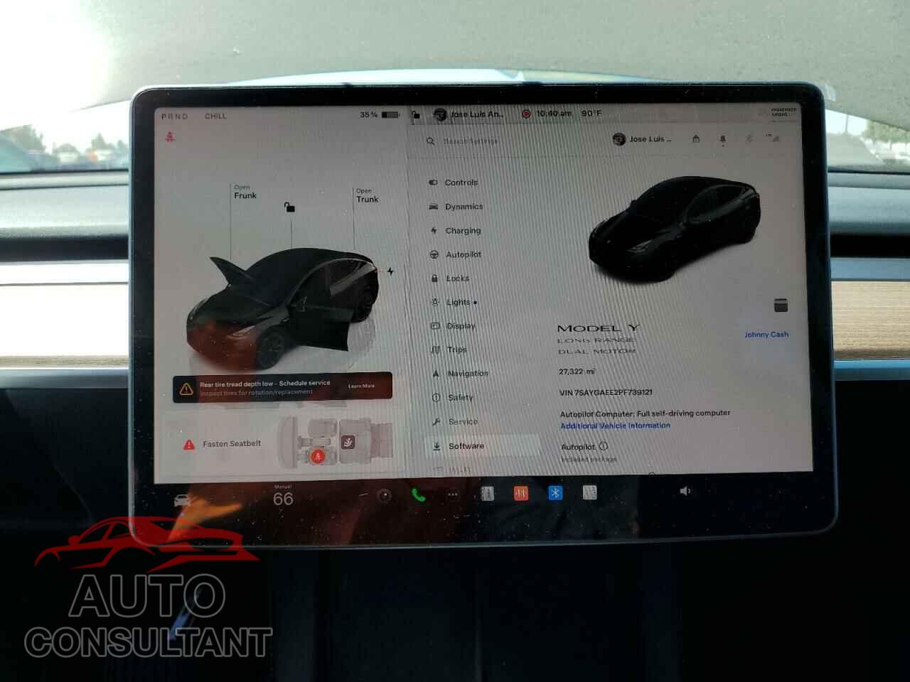 TESLA MODEL Y 2023 - 7SAYGAEE2PF739121
