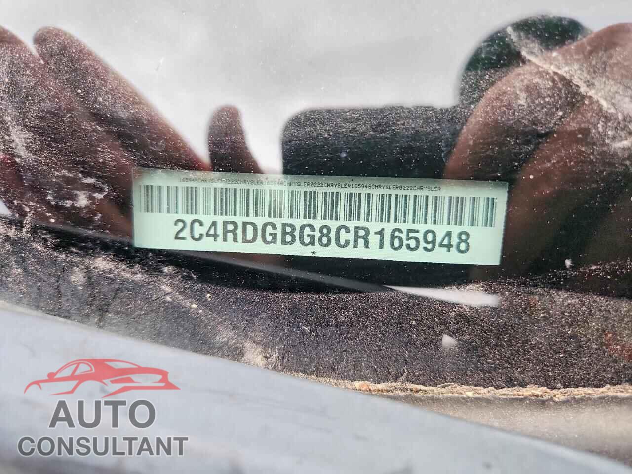 DODGE CARAVAN 2012 - 2C4RDGBG8CR165948