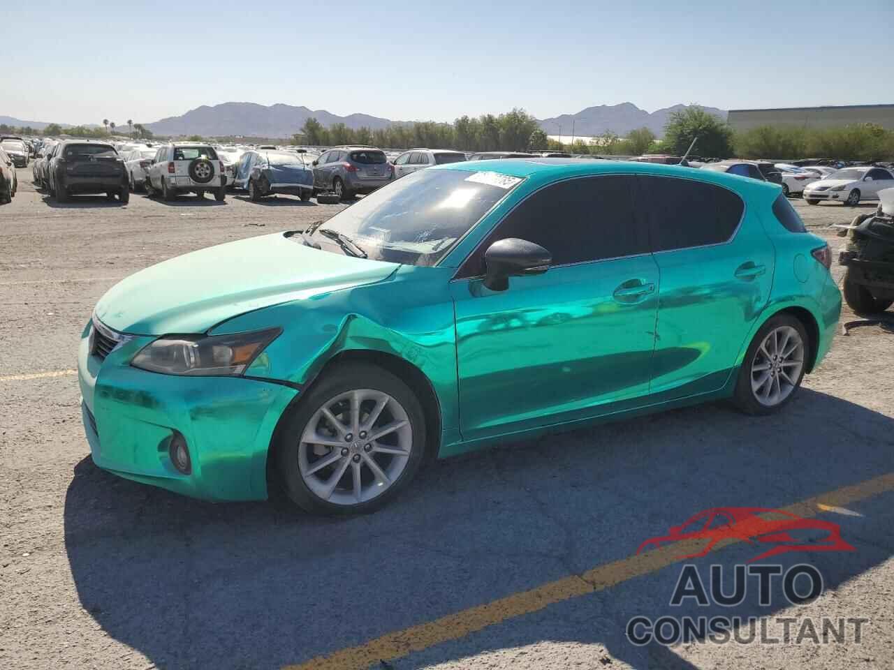 LEXUS CT 200 2013 - JTHKD5BH1D2157266