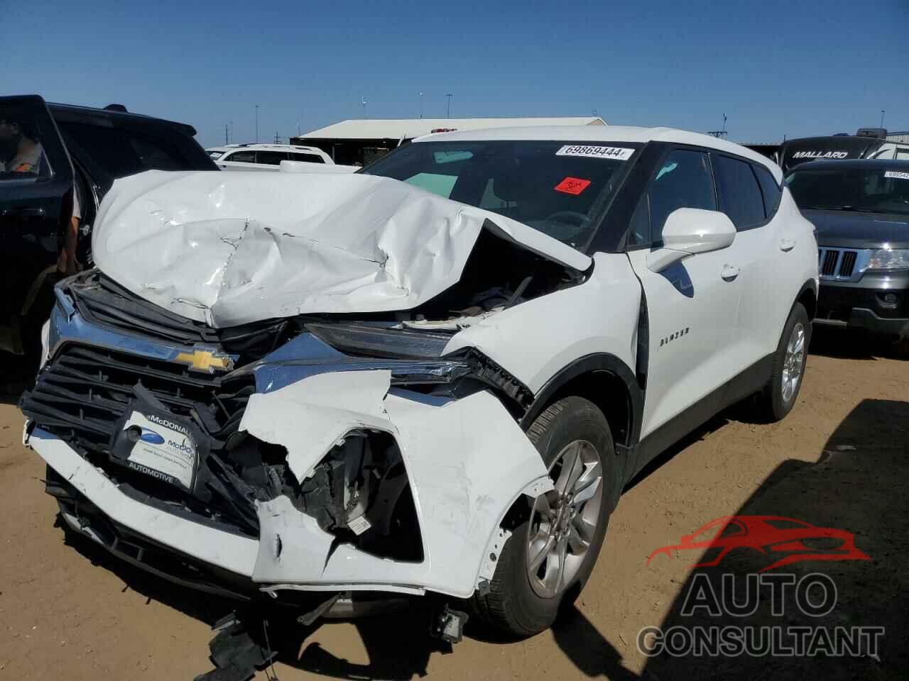 CHEVROLET BLAZER 2021 - 3GNKBHR40MS518753