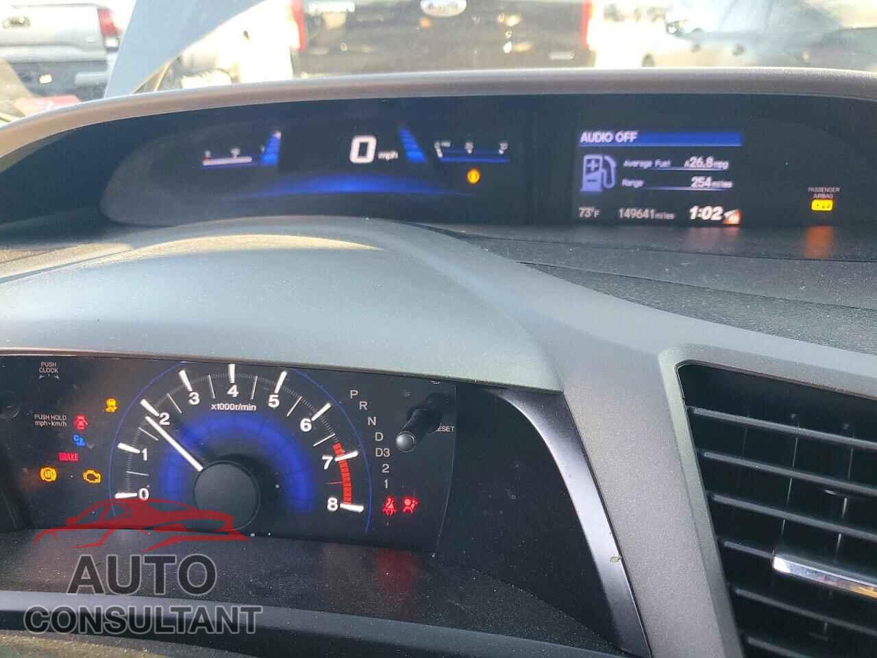 HONDA CIVIC 2012 - 19XFB2F85CE025422