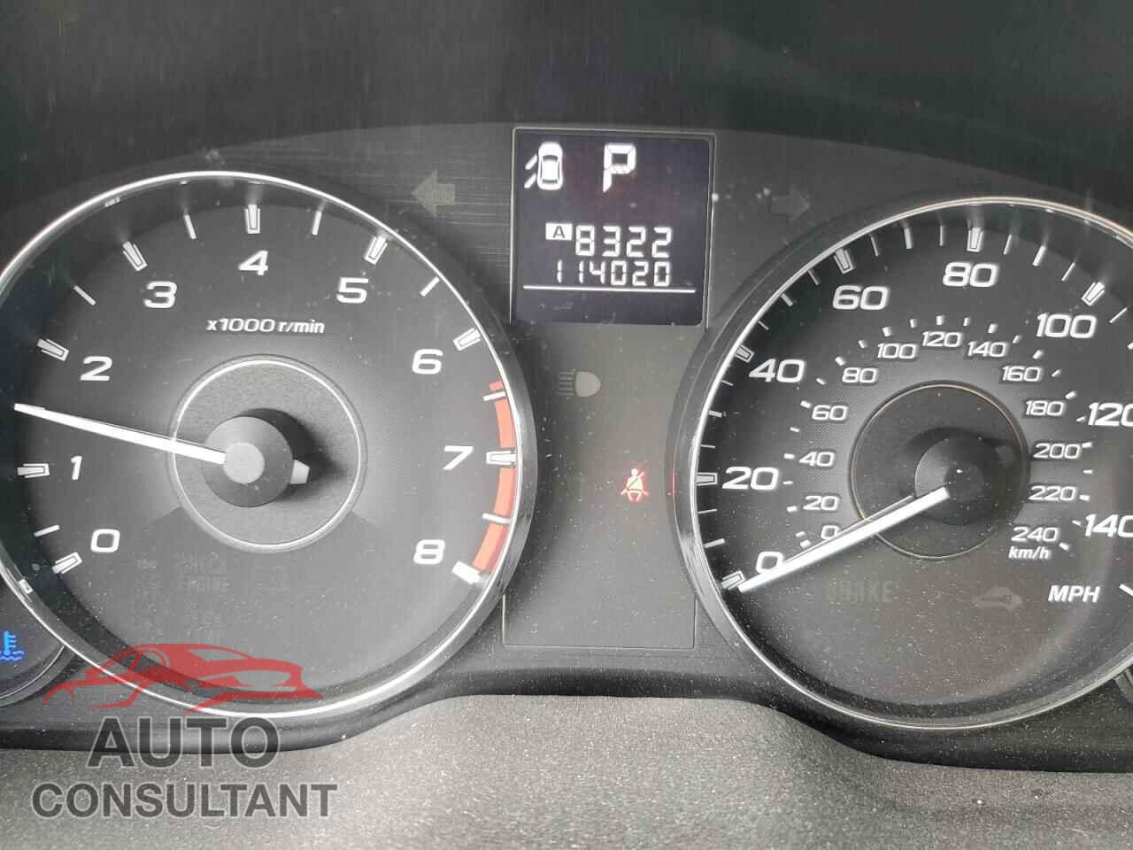 SUBARU OUTBACK 2012 - 4S4BRCLC2C3249663