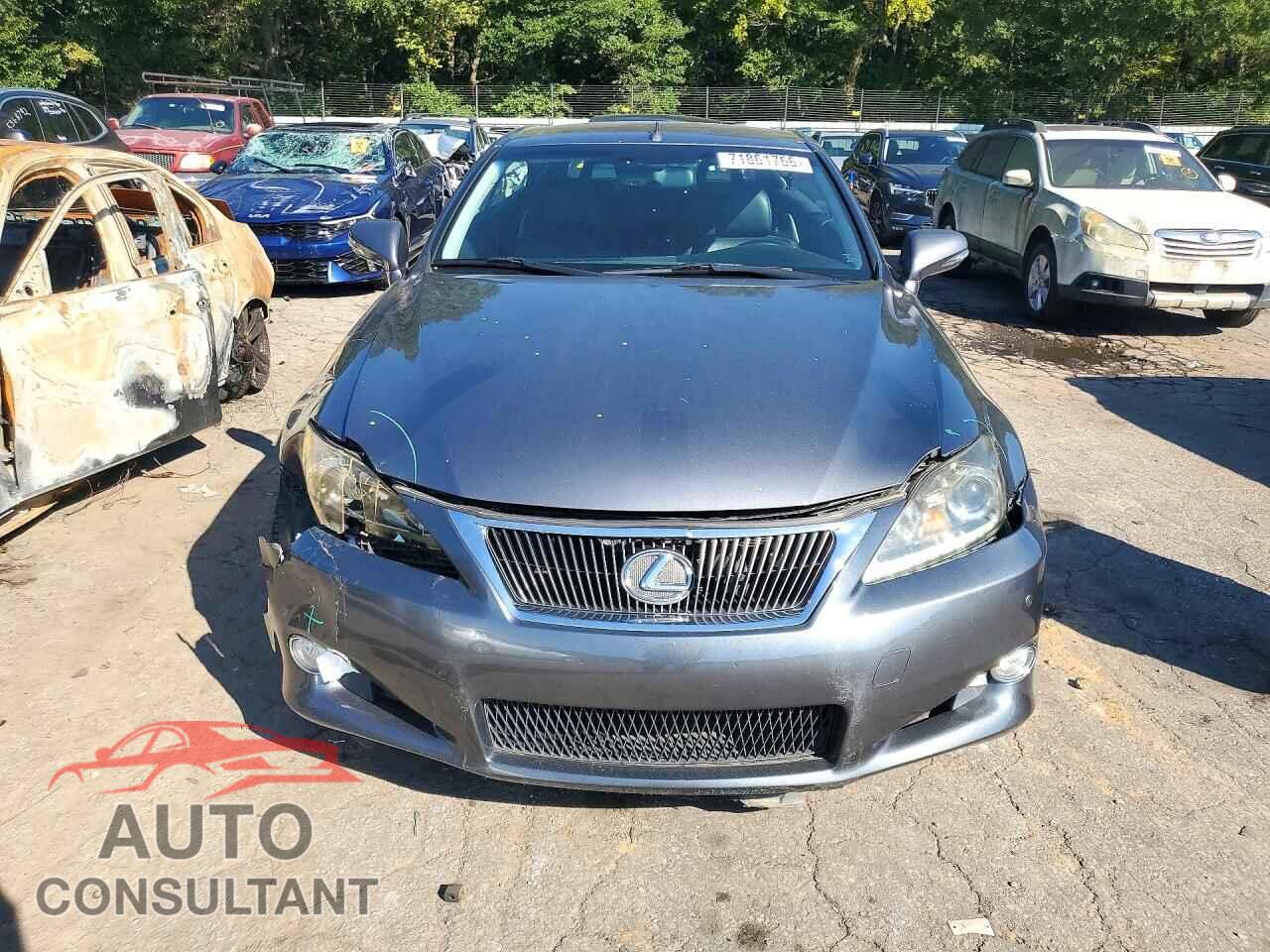 LEXUS IS 2012 - JTHFF2C28C2525364
