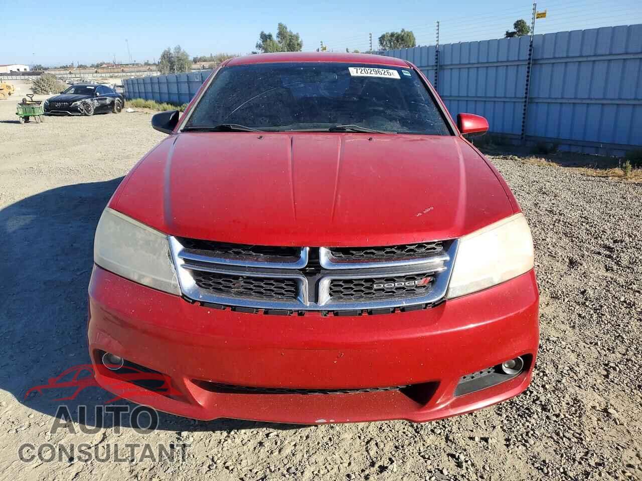 DODGE AVENGER 2013 - 1C3CDZCB1DN746831