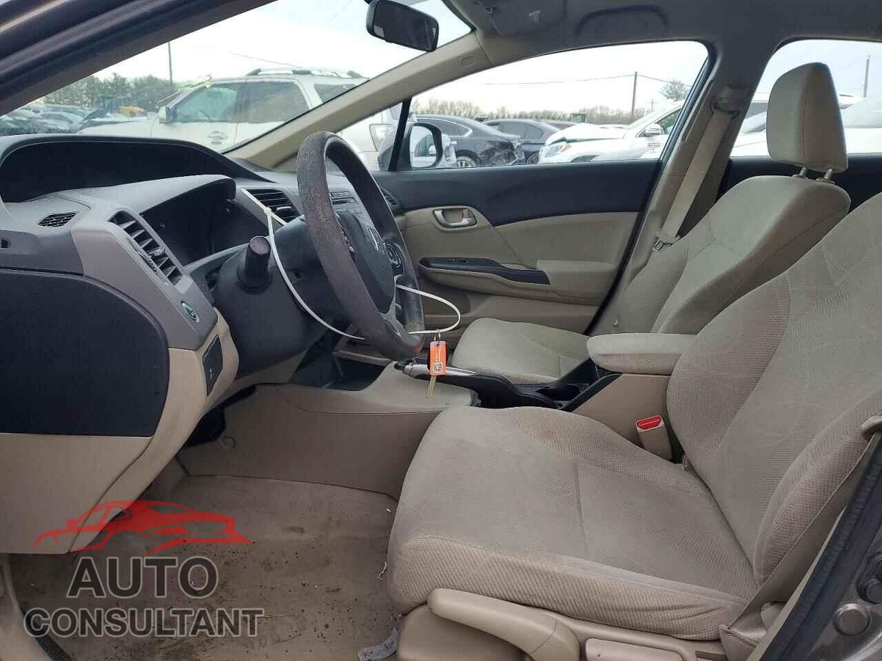 HONDA CIVIC 2012 - 19XFB2F59CE390529