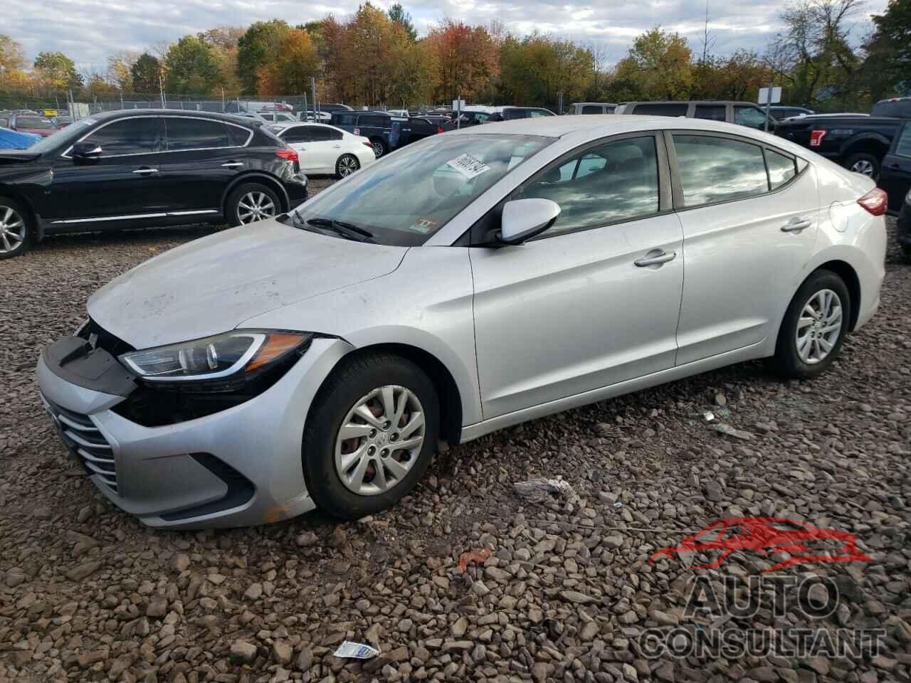 HYUNDAI ELANTRA 2017 - KMHD74LFXHU128475
