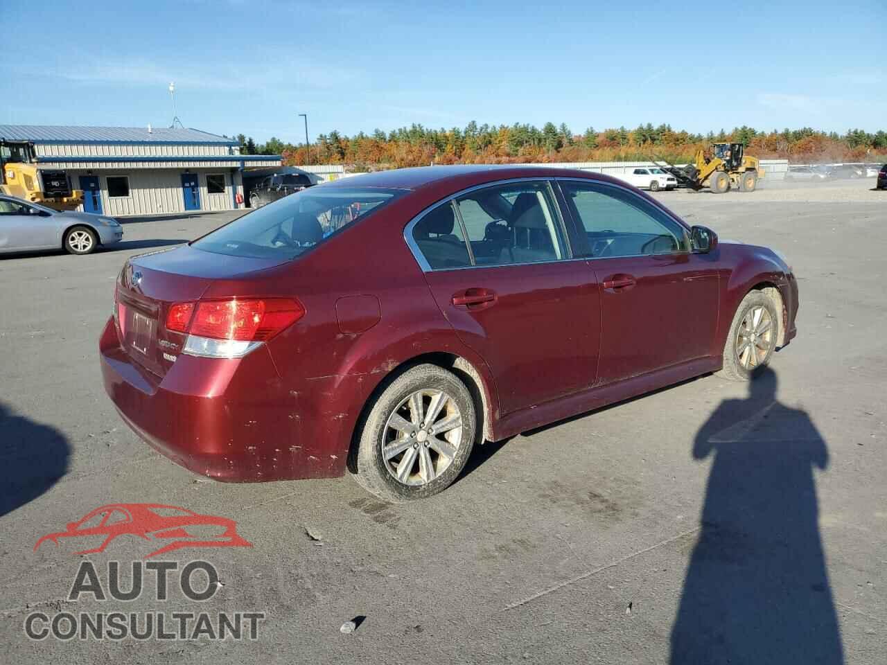SUBARU LEGACY 2012 - 4S3BMBB61C3020092
