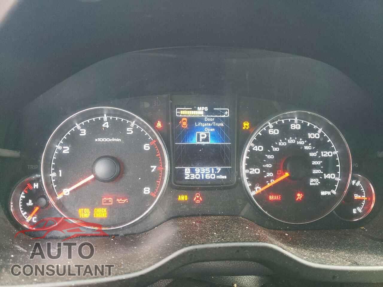 SUBARU LEGACY 2014 - 4S4BRBLC8E3243847