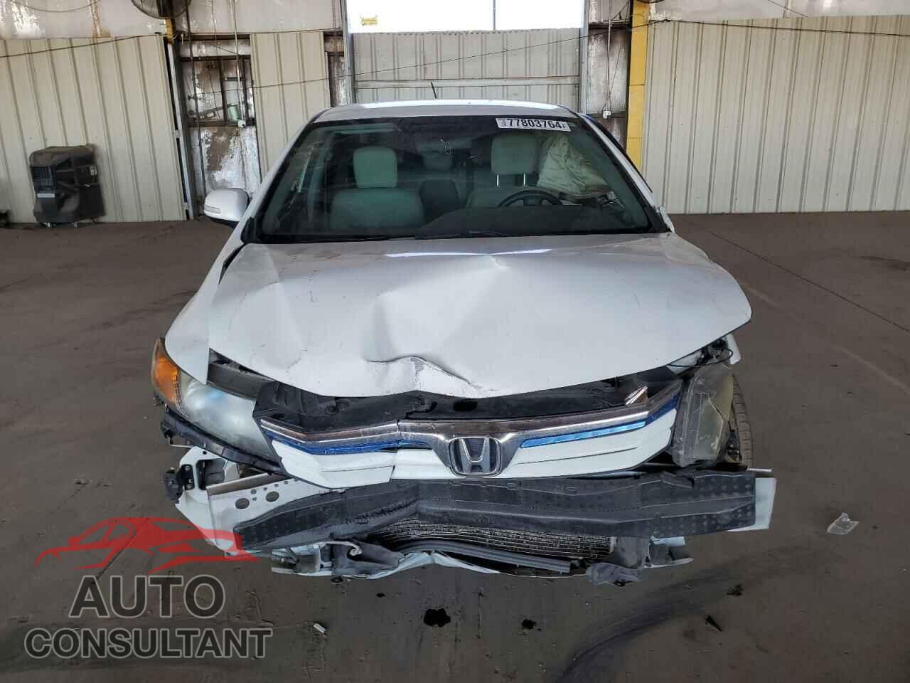 HONDA CIVIC 2012 - JHMFB4F20CS002469