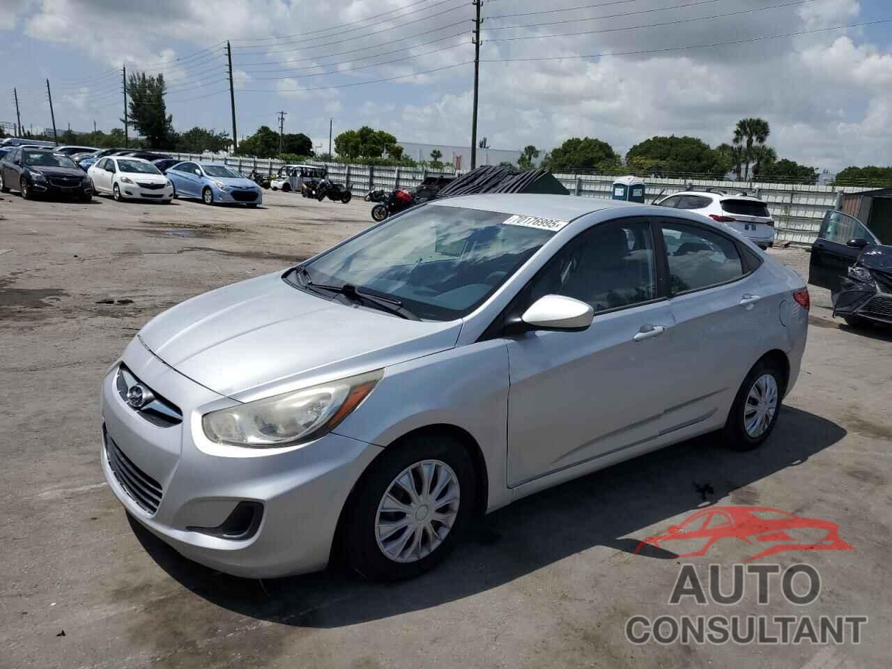 HYUNDAI ACCENT 2013 - KMHCT4AE2DU407186