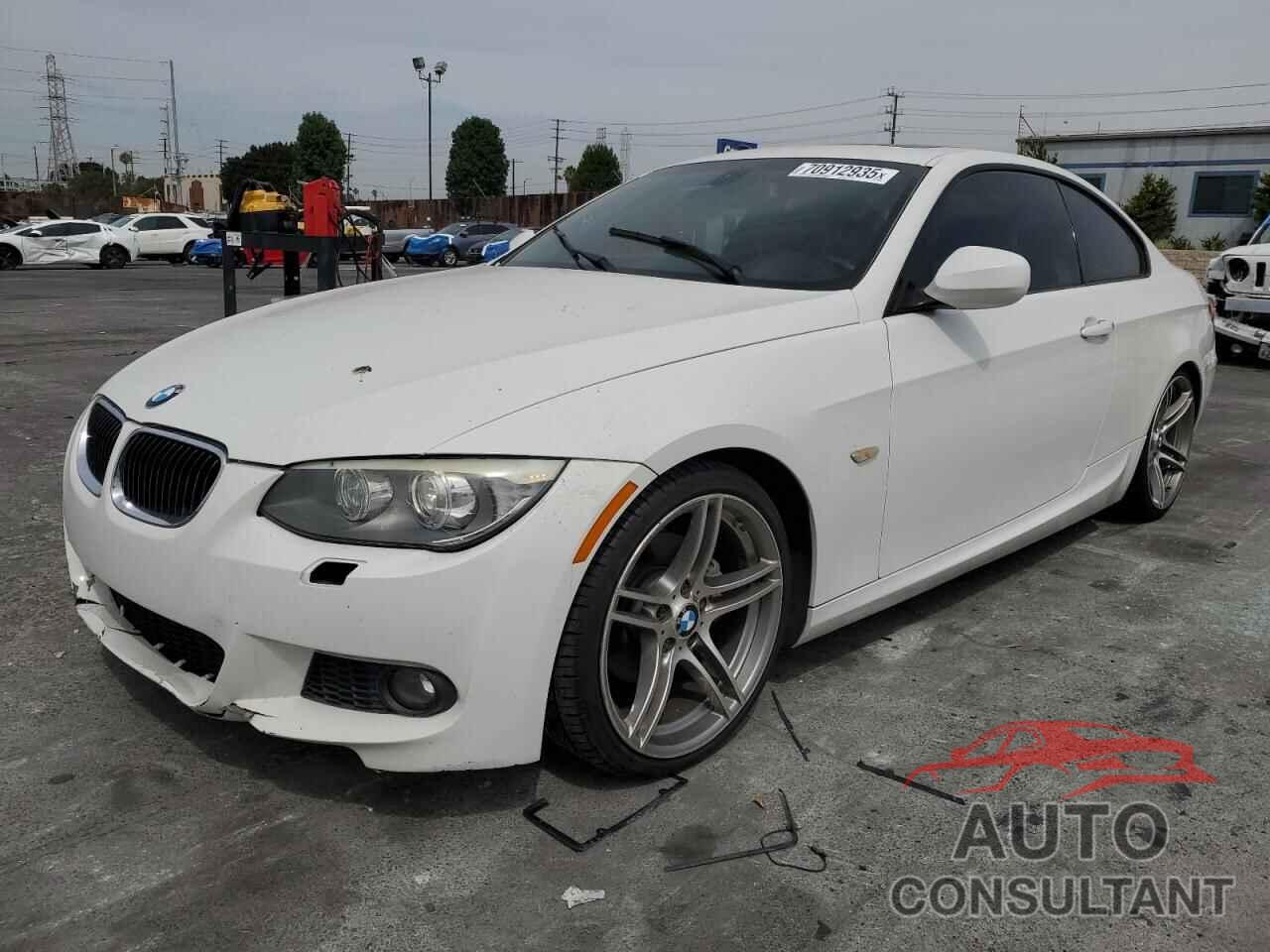 BMW 3 SERIES 2013 - WBAKE3C59DE772134