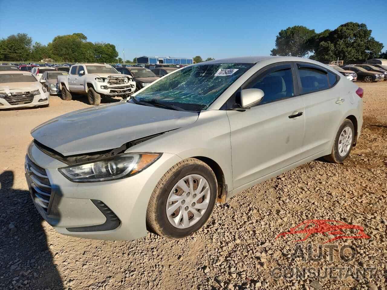HYUNDAI ELANTRA 2017 - 5NPD74LF5HH147434
