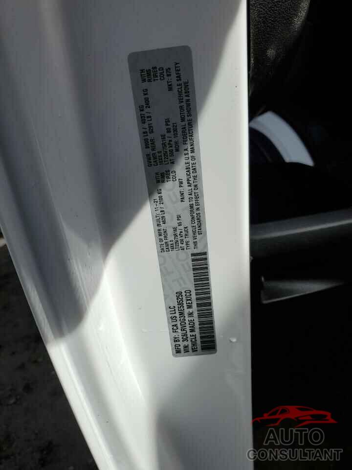 RAM All Models 2021 - 3C6LRVDG3ME585250