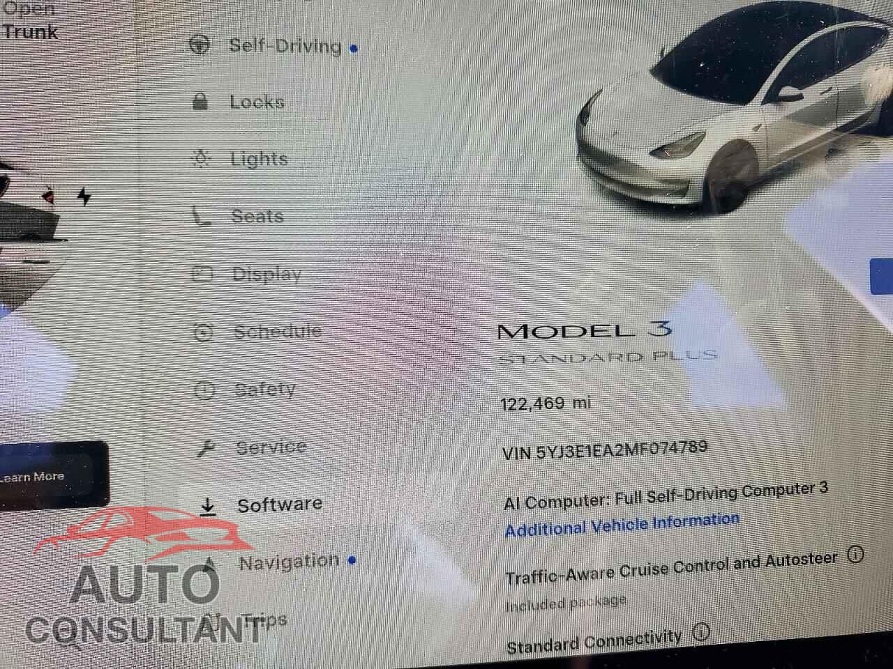 TESLA MODEL 3 2021 - 5YJ3E1EA2MF074789