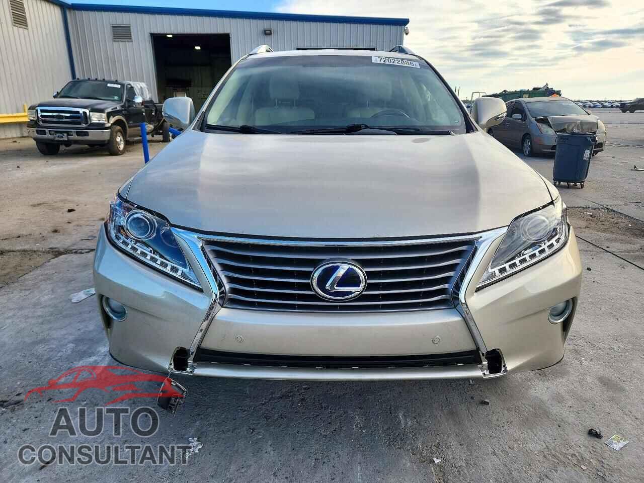 LEXUS RX450 2013 - JTJBC1BAXD2440231