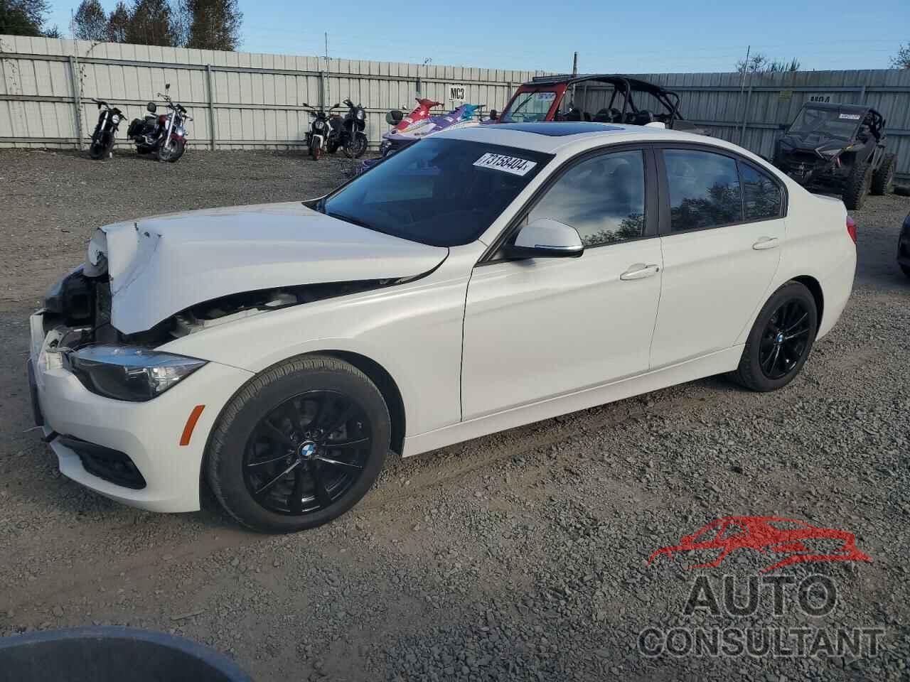 BMW 3 SERIES 2017 - WBA8A9C51HK619845