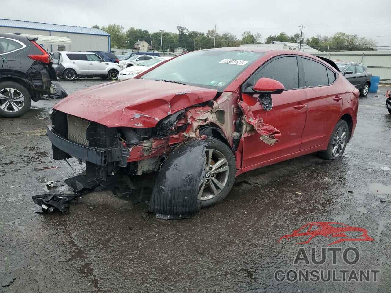HYUNDAI ELANTRA 2017 - KMHD84LF3HU431286