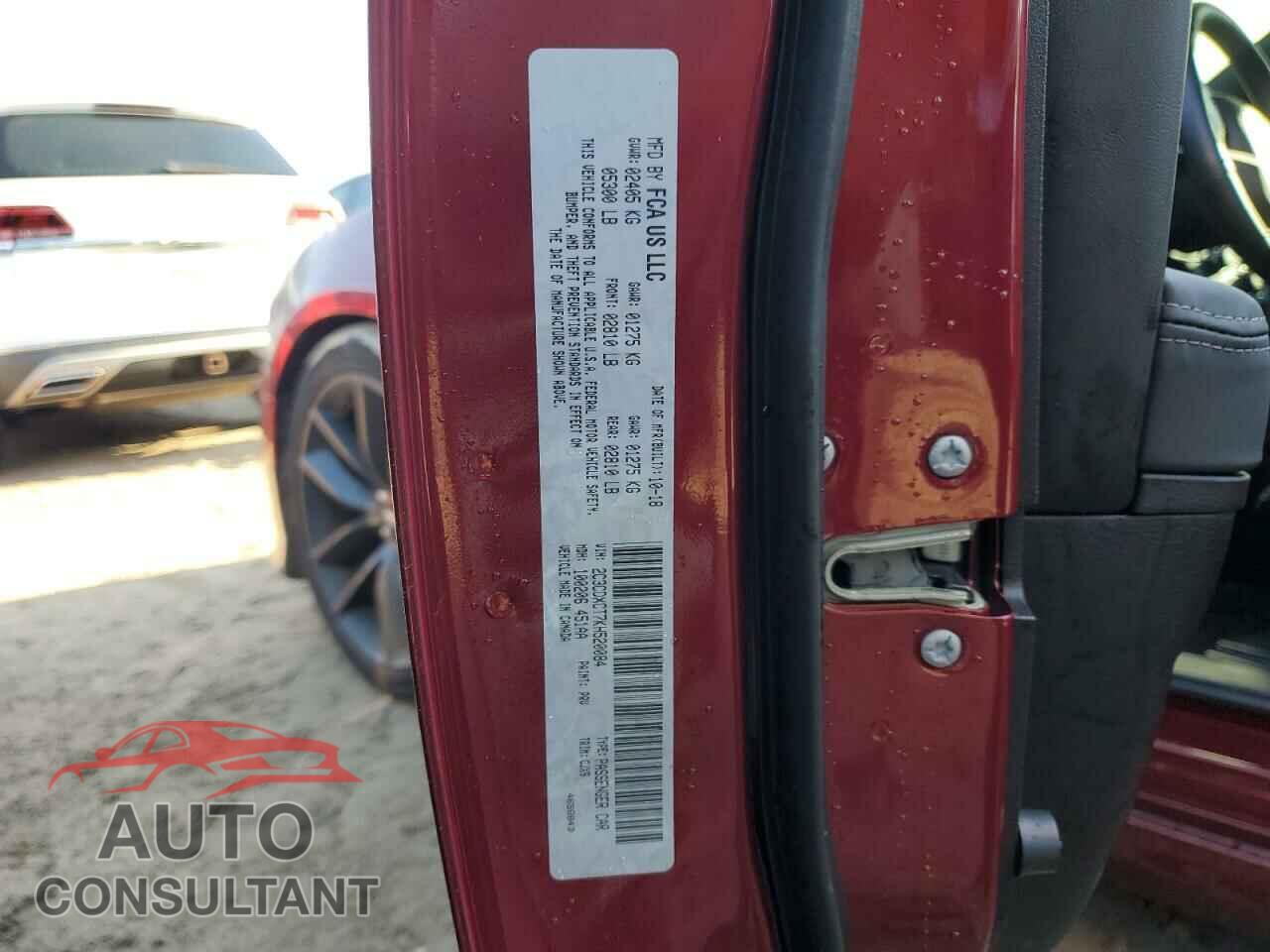 DODGE CHARGER 2019 - 2C3CDXCT7KH520084