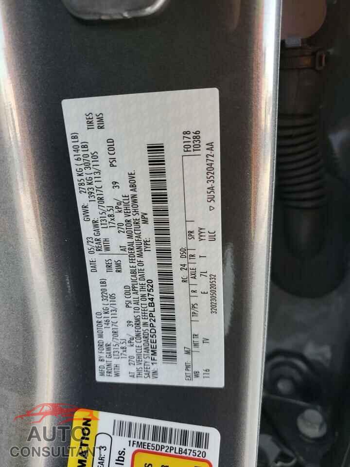 FORD BRONCO 2023 - 1FMEE5DP2PLB47520