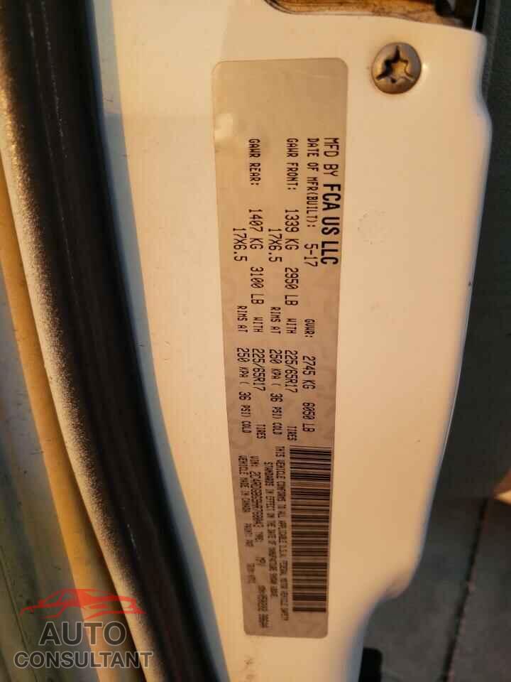 DODGE CARAVAN 2017 - 2C4RDGBG9HR768043