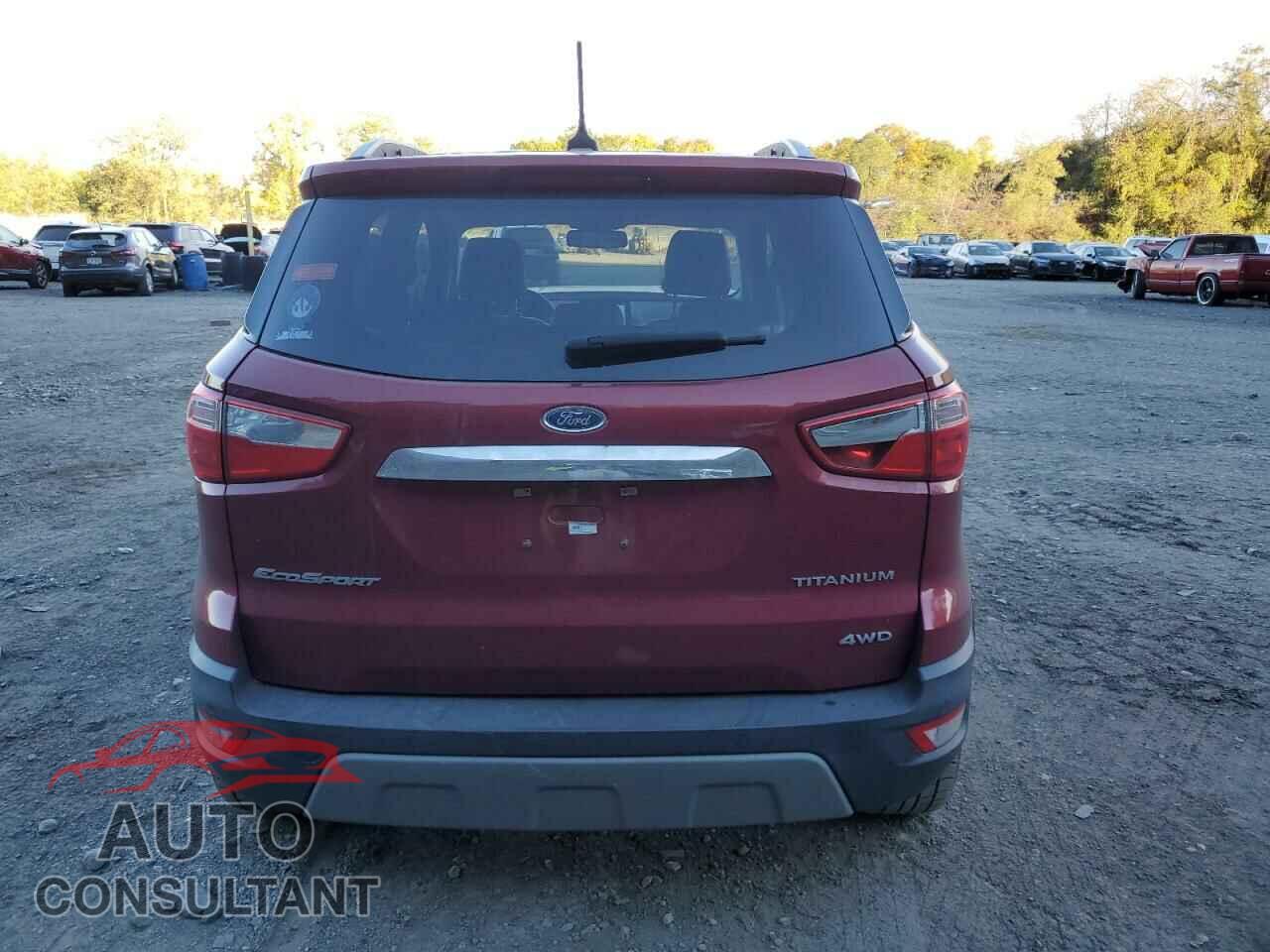 FORD ECOSPORT 2019 - MAJ6S3KL3KC284101