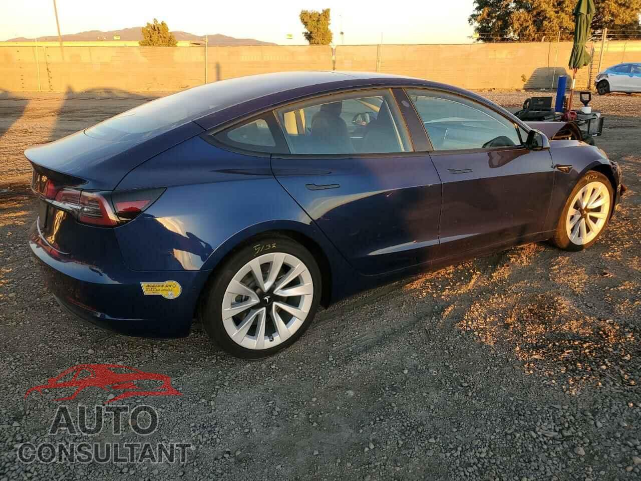 TESLA MODEL 3 2022 - 5YJ3E1EA9NF193554